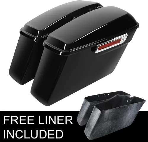 Miniatura 2 de TCT-MOTORPARTS Bolsa de sillín dura para alforja de conversión de hardware para Harley 2018-2025 Softail Fat Boy Breakout