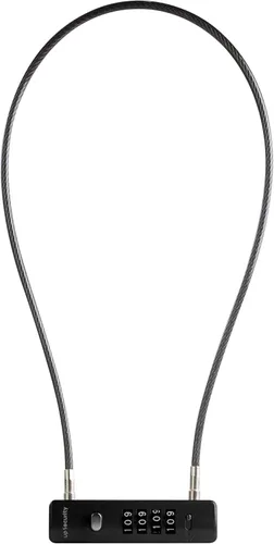Cerradura de cable larga con cerradura de combinación, cerraduras en U de seguridad antirrobo para motocicletas, barcos, bicicletas y scooters, con
