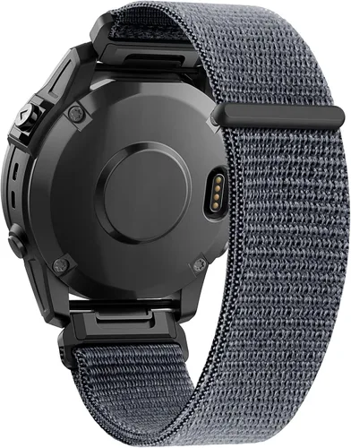 Miniatura 8 de Compatible con Garmin Fenix 8/8 Pro 2.008 in/Fenix 7X/6X/6X Pro/5X/5X Plus, correa de reloj de nailon de 1.024 in de ajuste rápido, correa Negro