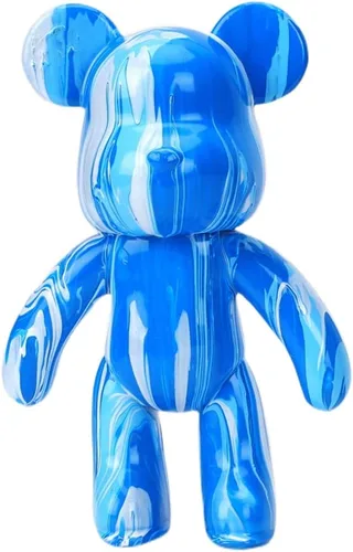 Miniatura 18 de HANDA - Juego de pintura de oso de peluche fluido para bricolaje, decoración creativa para el hogar, figura de muñeca hecha a mano, juguetes