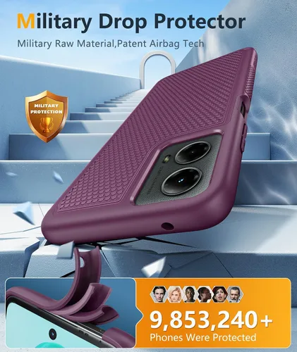 Miniatura 661 de FNTCASE Funda para iPhone 17 Pro: Fundas delgadas translúcidas de color azul claro compatibles con MagSafe, protección completa de la cámara