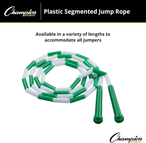 Miniatura 5 de Champion Sports Plastic Segmented Jump Rope Multi (6 pies)