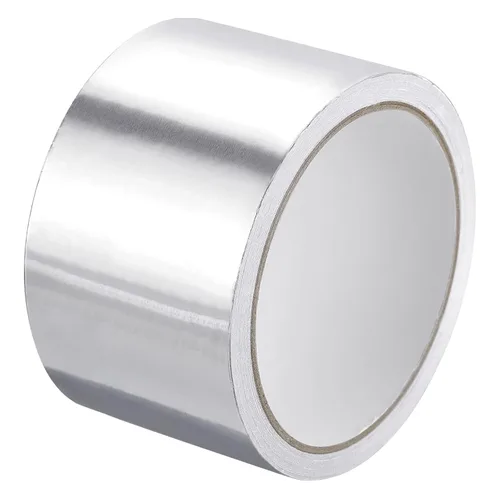 Miniatura 11 de MECCANIXITY Cinta de papel de aluminio, cinta de aluminio de 1.18 pulgadas x 32.8 pies (3.1 mil), cinta HVAC de alta temperatura, cinta de aluminio