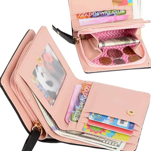 Miniatura 4 de Nawoshow - Monedero para mujer, diseño de gato