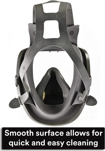 Miniatura 7 de 3M Respirador reutilizable 6800, pieza frontal completa, mediano, 1 unidad