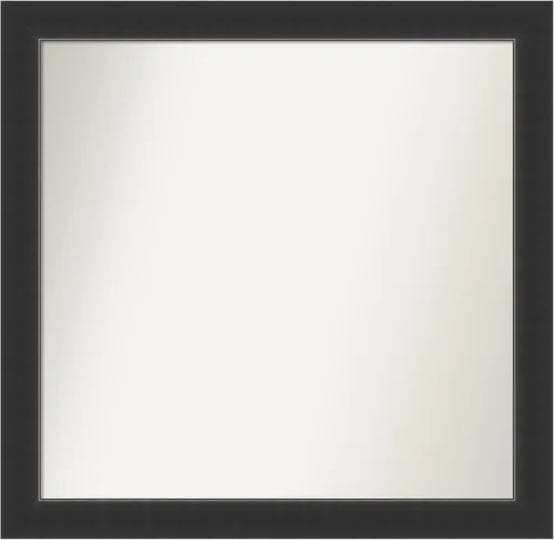 Miniatura 77 de Amanti Art Espejo personalizado, espejo de baño negro Astor, espejo de pared o espejo de tocador de baño sobre el fregadero (25 x 25 pulgadas)