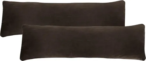 Miniatura 8 de Fresh Ideas Funda de almohada corporal de microfibra, 20 x 54 pulgadas, marfil, paquete de 2