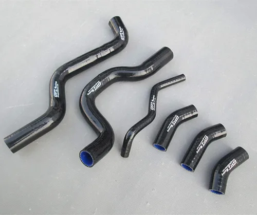 Miniatura 4 de Para SUZUKI SV650 SV 650 K3 2003-2014 manguera de radiador de silicona 2004 2005 2006 2007 (negro)