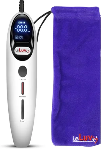 Miniatura 13 de LeLuv Magna LCD Smart Aspiradora de Mano Controladora Bomba de Vacío USB Recargable Modos Programables o Manuales - Suave Rojo de Silicona