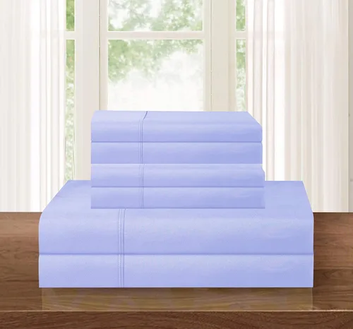 Miniatura 63 de Elegant Comfort - Juego de ropa de cama resistente a arrugas y decoloración más acogedor, sábana bajera elástica en todo el contorno, bolsillo