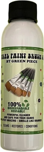 Miniatura 2 de Green Piece® Limpiador de pinceles (paquete de 3 – 4 onzas cada uno, tamaño de viaje) fabricado en Estados Unidos