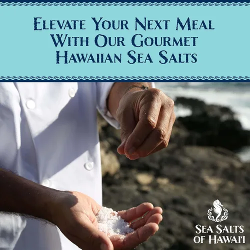 Miniatura 5 de Sea Salts of Hawaii Molokai Kiawe Mesquite - Sal marina hawaiana ahumada, botella de 4 onzas, fabricada en Hawái
