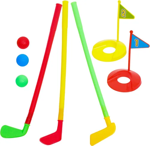 Juego de golf para deportes educativos para interiores y exteriores, práctica de principiantes y diversión familiar