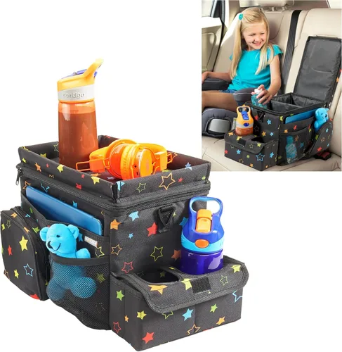 Miniatura 11 de High Road CarHop Organizador de Asiento Trasero para Niños y Organizador de Asiento de Pasajero para Adultos - Enfriador de Asiento de Carro