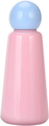 Botella de agua de acero inoxidable de 17 onzas de aproximadamente 16.9 fl oz, botella de agua aislada al vacío, botella de agua de metal para azul