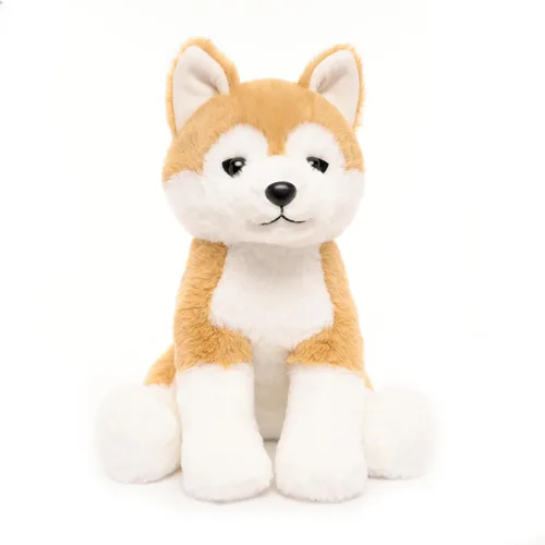 Miniatura 7 de WEIGEDU Juguete de peluche japonés Akita Shiba, lindo, suave y tierno, para todas las edades, 13 pulgadas