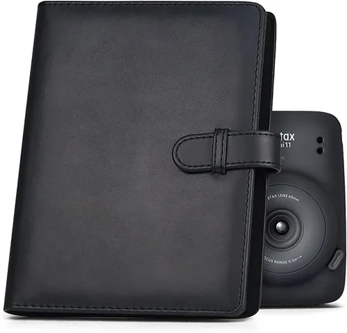 Miniatura 23 de Rieibi Mini álbum de fotos de 96 bolsillos, cartera de piel sintética para Fujifilm Instax Mini 11/8/9/7s/25/70/90, álbum de fotos colorido