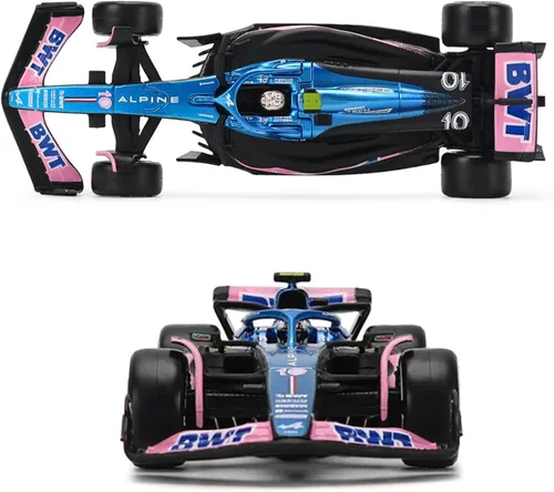 Miniatura 6 de HTLNUZD Bburag 1/43 2023 F1 Team A523#10 P.Gasly - Modelo de coche de carreras para adultos BWT-Alpine DieCast de aleación para adultos