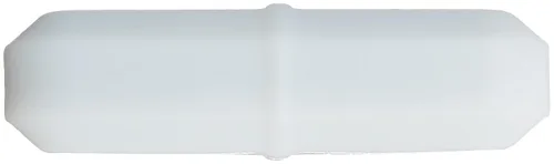 Miniatura 2 de Varilla para remover PTFE, octogonal, magnética, blanca de Scienceware, Blanco, 1