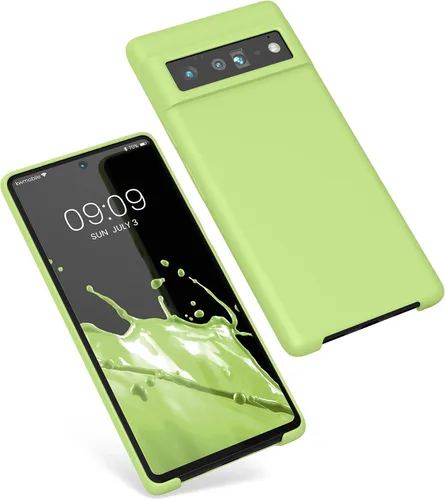 Miniatura 571 de kwmobile Funda Compatible con Google Pixel 6 Pro - Funda de teléfono de silicona TPU con acabado suave - Azul Arrecife
