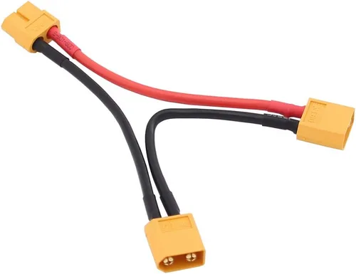 Miniatura 3 de XT-60 / XT60 Series/Conector de batería serie con cable de 14 awg 3.9 in para Turnigy (paquete de 2)