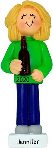 Miniatura 10 de Elves - Adornos personalizados para bebidas 2025 – Adornos de Navidad de cerveza para bebidas, cerveza para árbol de Navidad, bebida para adultos