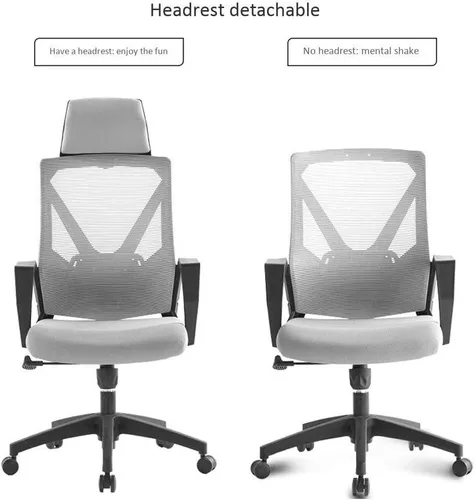 Miniatura 2 de 2020 Design All mesh Full Fabric Multifunctional Comfortable Ergonomic Office Chair(Black)