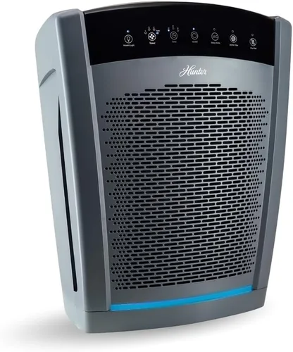 Hunter Purificadores de aire HP800 para el hogar, habitación grande y dormitorio. Purificador de aire True HEPA para mascotas, olores, alérgenos,