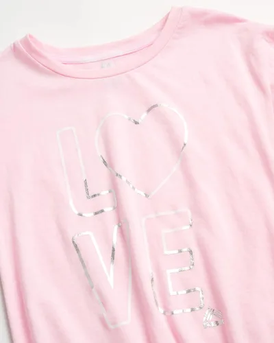 Miniatura 4 de RBX Conjunto deportivo para niña - Camiseta de manga corta de alto rendimiento, camiseta sin mangas y leggings capri (4-12)