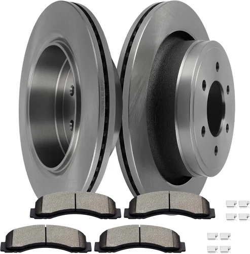 Miniatura 22 de SCITOO Brake Kits For Jeep For Cherokee 1999-2001,For TJ 1999-2006,For Jeep For Wrangler 2000-2006 Front Drilled & Slotted Disc Brakes Rotors and