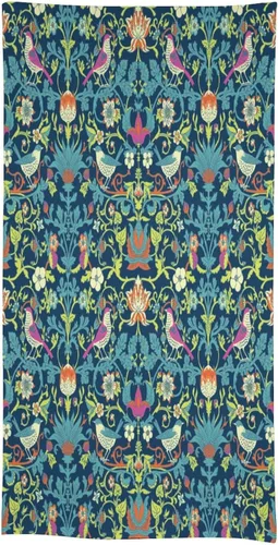 Miniatura 10 de Mantel Floral Retro de Pájaros, Diseño Original Bohemio William Morris Estampado Cubierta de Mesa para Hogar Picnic Fiesta Comedor Cocina William