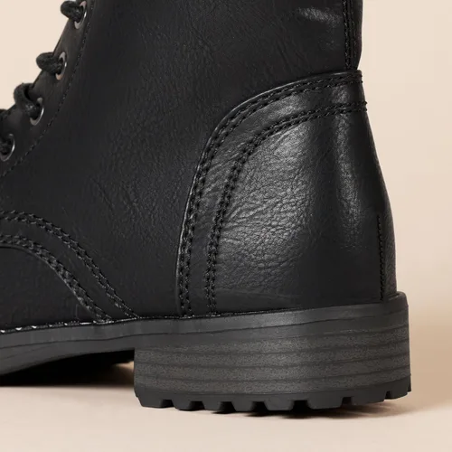Miniatura 4 de Tienda Essentials - Botas de combate con cordones para mujer