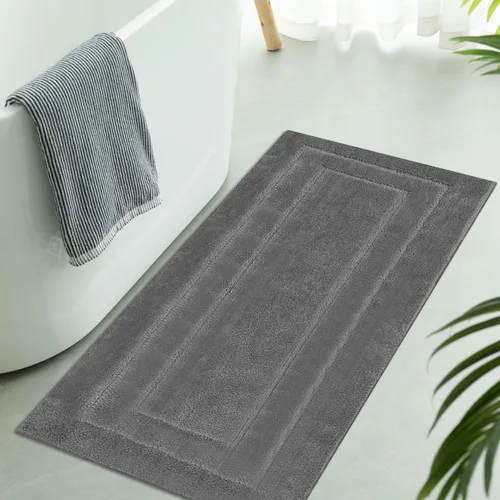 Miniatura 87 de GRANNY SAYS Alfombras de baño antideslizantes, lavables, extra suaves y absorbentes de agua para baño, alfombra de baño peluda de felpa, alfombra