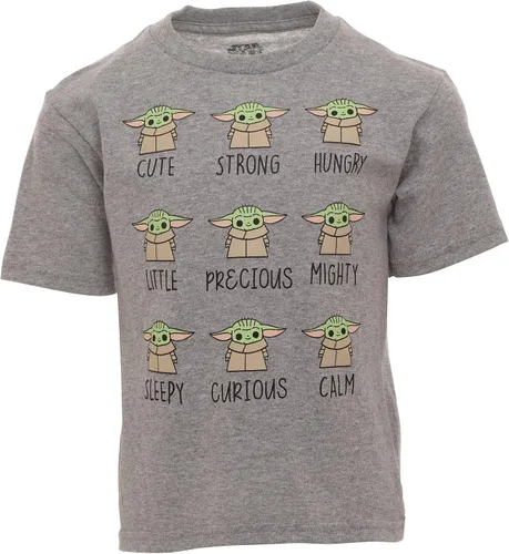 Miniatura 3 de STAR WARS The Mandalorian Baby Grogu - Paquete de 2 camisetas azulblanco, azul, blanco