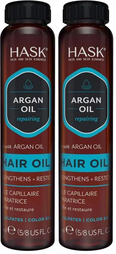 Miniatura 6 de Hask Aceite reparador de aceite de argán para el cabello, 5/8 oz (paquete de 12)