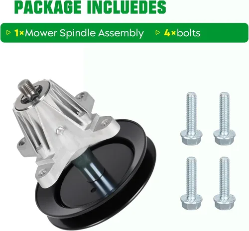 Miniatura 5 de Youxmoto LTX1040 Conjunto de husillo 618-04822 se adapta a 42 pulgadas MTD/Troy-Bilt/Cub Cadet LTX1042, LT2000; cubierta de 60 pulgadas ZT1-60