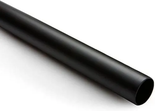 Tubo de acero inoxidable de corte personalizado de 2 pulgadas de diámetro exterior | Grado 304 | Calibre 18 | Acabado negro mate
