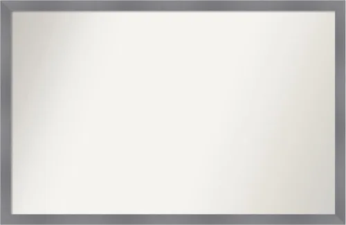 Miniatura 471 de Amanti Art Espejo personalizado, espejo de baño gris plomo a rayas, espejo de pared o espejo de tocador de baño sobre el fregadero