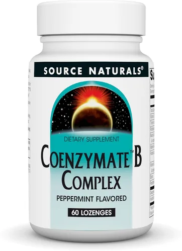 Miniatura 6 de Source Naturals Coenzymate B Complex - Sabor a menta que se derrite en la boca - Vitaminas B - 30 pastillas