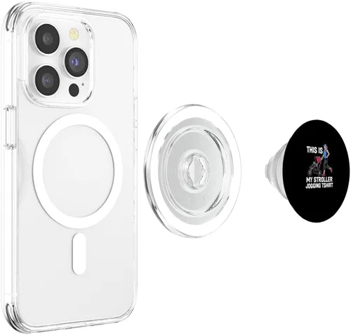 Miniatura 4 de Jogging Stroller Baby Running Buggy Workout Cardio Fitness PopSockets MagSafe PopGrip for iPhone