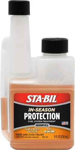 STA-BIL Tratamiento del sistema de combustible de protección en temporada | Limpiador de sistema de combustible de protección completa, limpiador de
