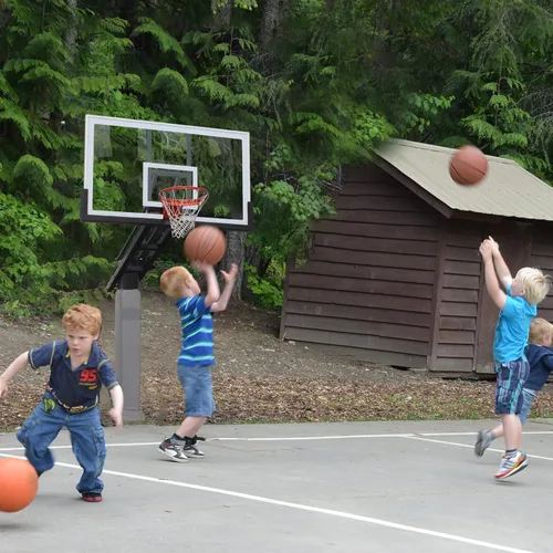 Miniatura 7 de Base acolchada de baloncesto de base cuadrada para baloncesto, almohadilla cuadrada de alta resistencia, para exteriores se adapta a 4 x 4 pulgadas