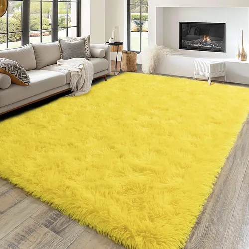 Miniatura 8 de Dssimo - Alfombra superesponjosa para la habitación, alfombra de área moderna, pequeña, suave y acogedora de felpa para niños, niñas y adolescentes