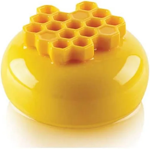 Miniatura 9 de Moldes de silicona de 15 cavidades para panal de abeja de chocolate, molde de panal de abeja de silicona para fondant, moldes de silicona para panal