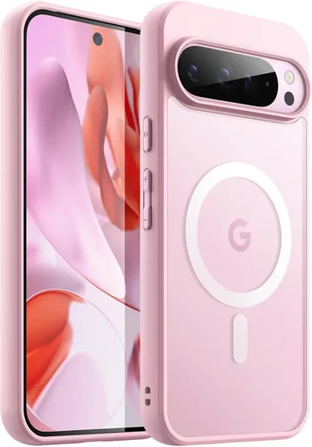 Miniatura 10 de JETech Funda magnética para Google Pixel 8 de 6.2 pulgadas 2023, compatible con MagSafe, translúcida mate trasera a prueba de golpes (Hazel)
