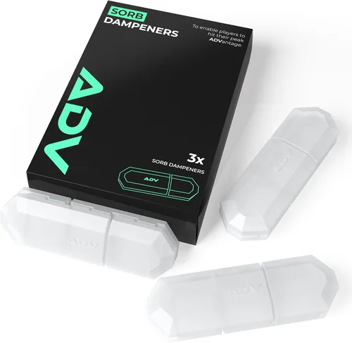 Miniatura 17 de ADV Tennis Amortiguador con tacto personalizado, paquete de 3, amortiguador de raqueta para reducir la vibración, aliviar los síntomas de lesiones