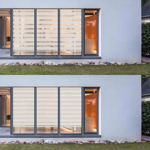 Miniatura 3 de Personalizadas MYshade - Persianas de cebra para ventanas sin cordones, persianas para ventanas con filtro de luz, tratamientos para ventanas