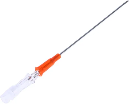 Miniatura 6 de 2 unids 14G emergencia primeros auxilios kit tensión neumotórax aguja torácica agujas de descompresión pecho agujas perforación cuerpo aguja