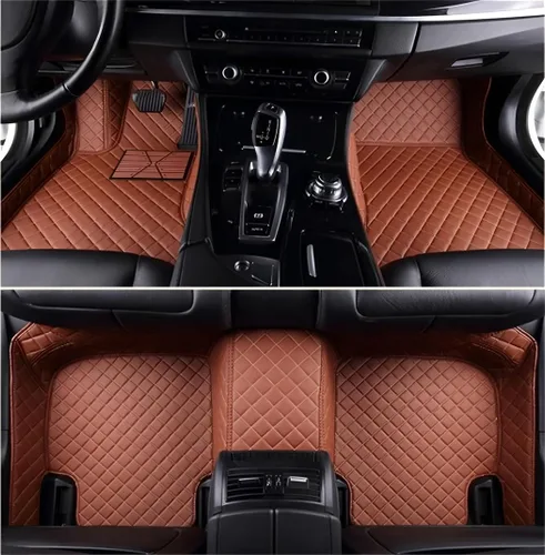 Miniatura 48 de Alfombrillas personalizadas de cuero artificial para automóvil, impermeables, antideslizantes, adecuadas para automóviles, SUV, camionetas, protegen
