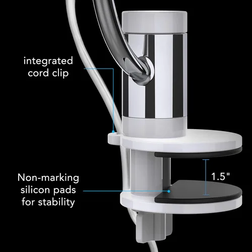 Miniatura 5 de Vornado PivotC - Ventilador de aire personal con clip y soporte multisuperficie, color negro